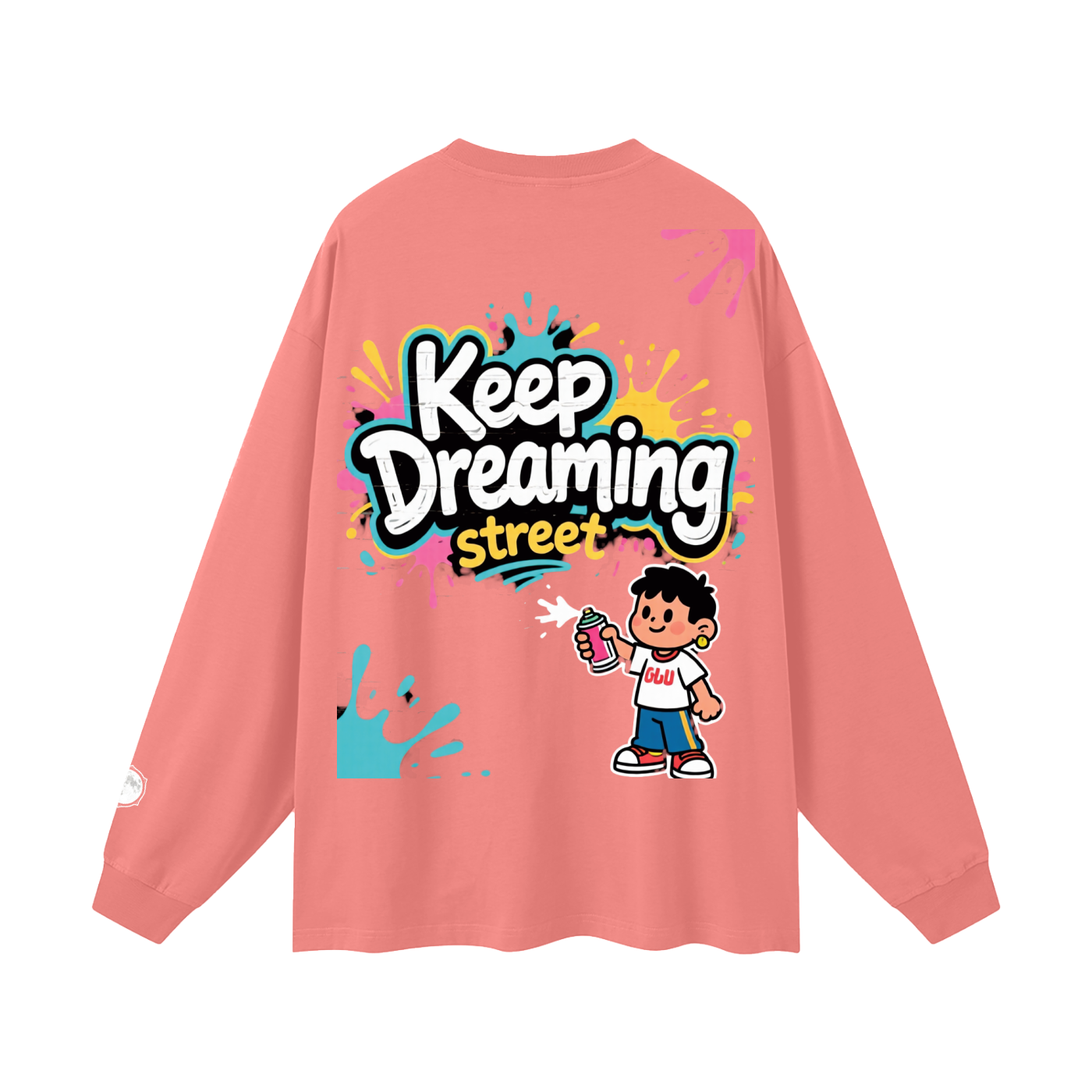 Keep Dreaming Oversized Unisex Long Sleeve T-Shirt