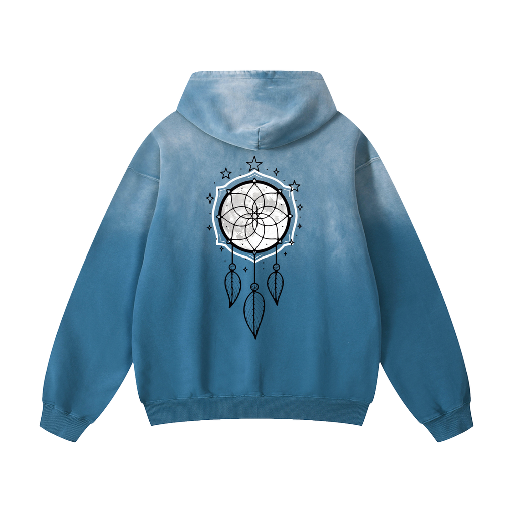 Moon Dream Heavyweight Sunfade Oversized Hoodie