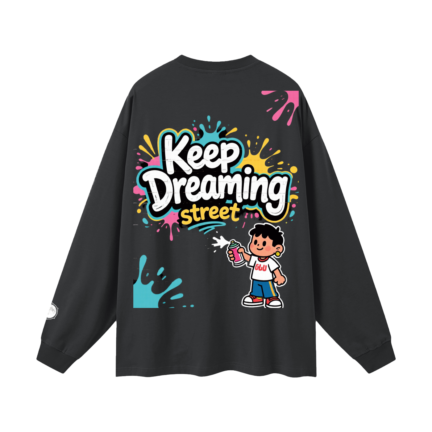 Keep Dreaming Oversized Unisex Long Sleeve T-Shirt
