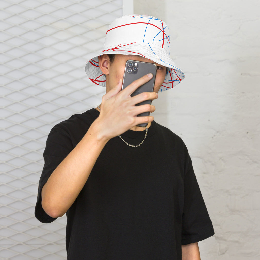 Scribble bucket hat