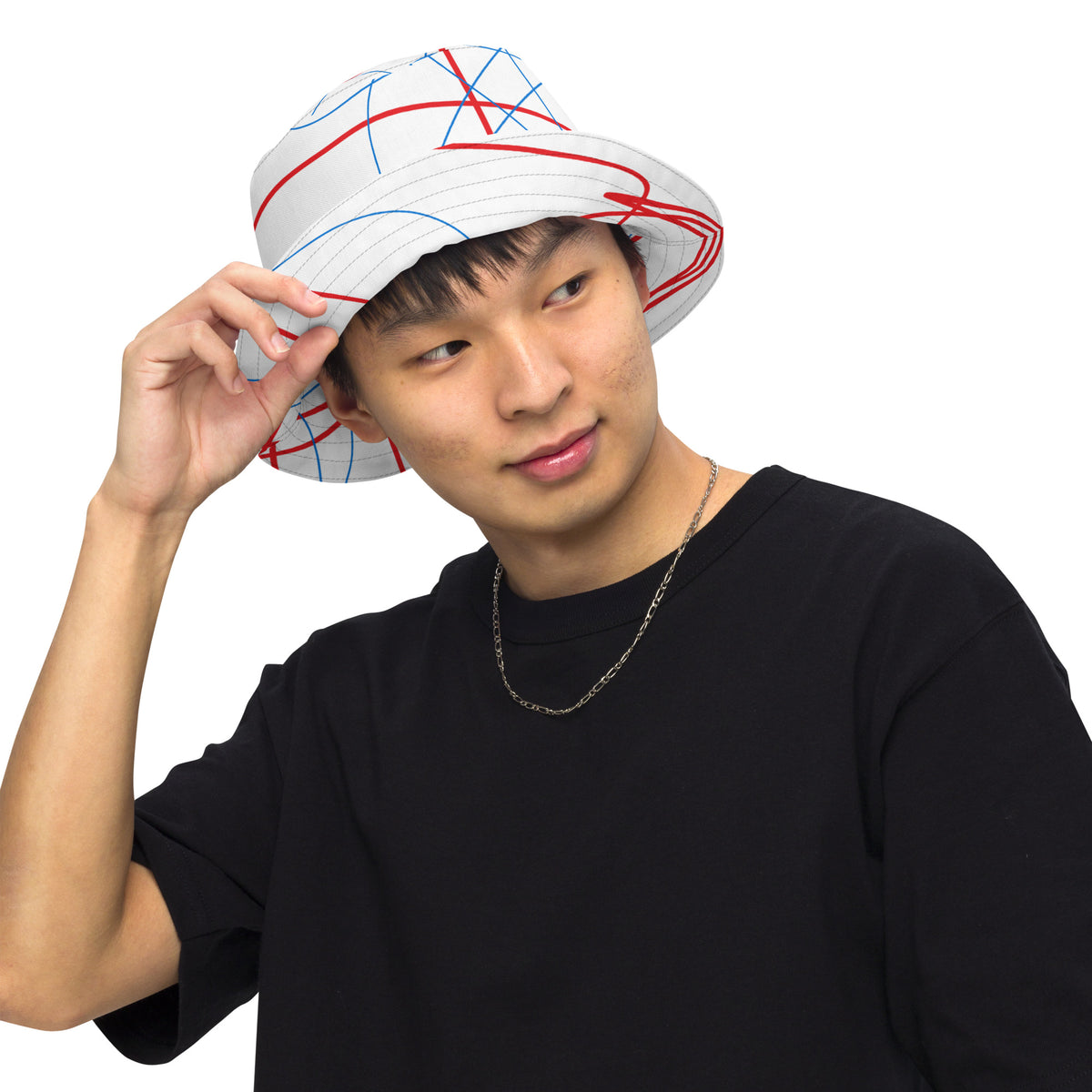 Scribble bucket hat