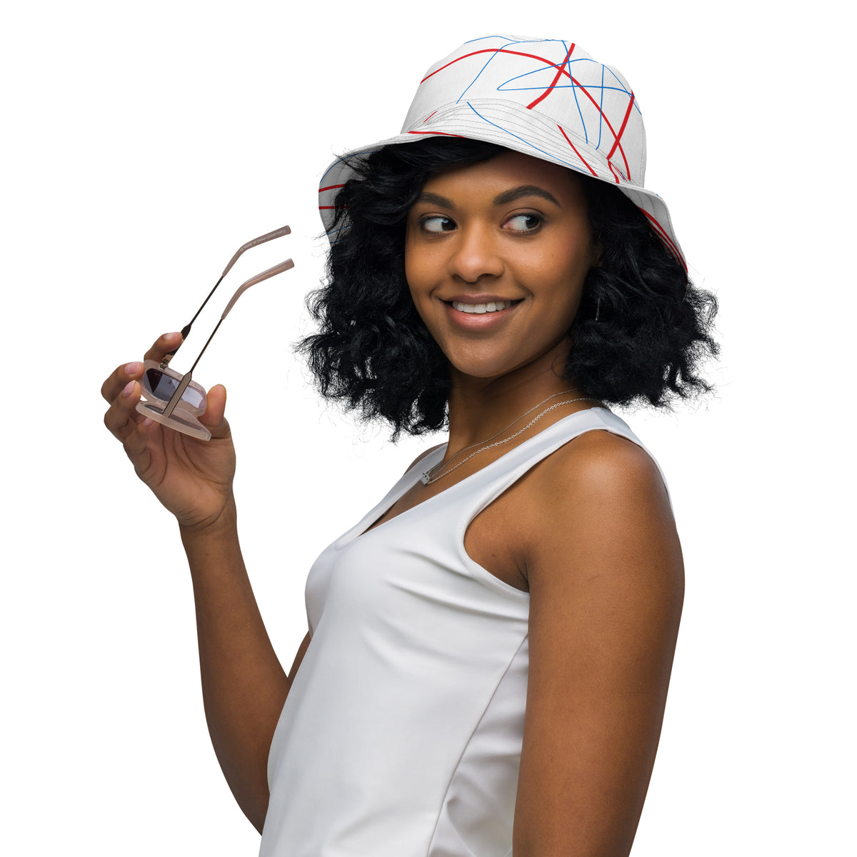 Scribble bucket hat
