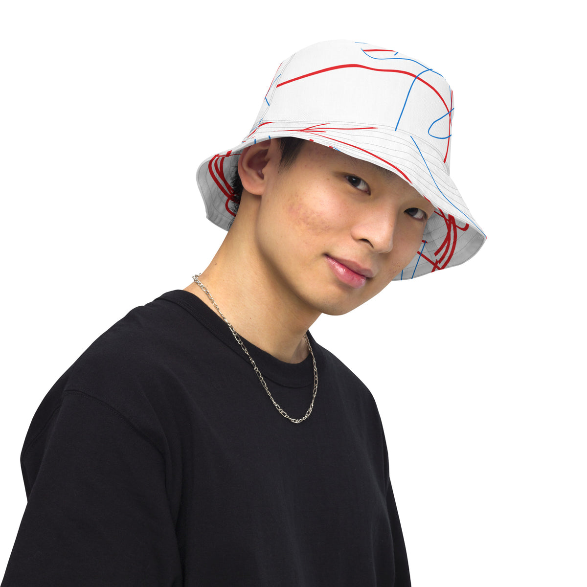 Scribble bucket hat