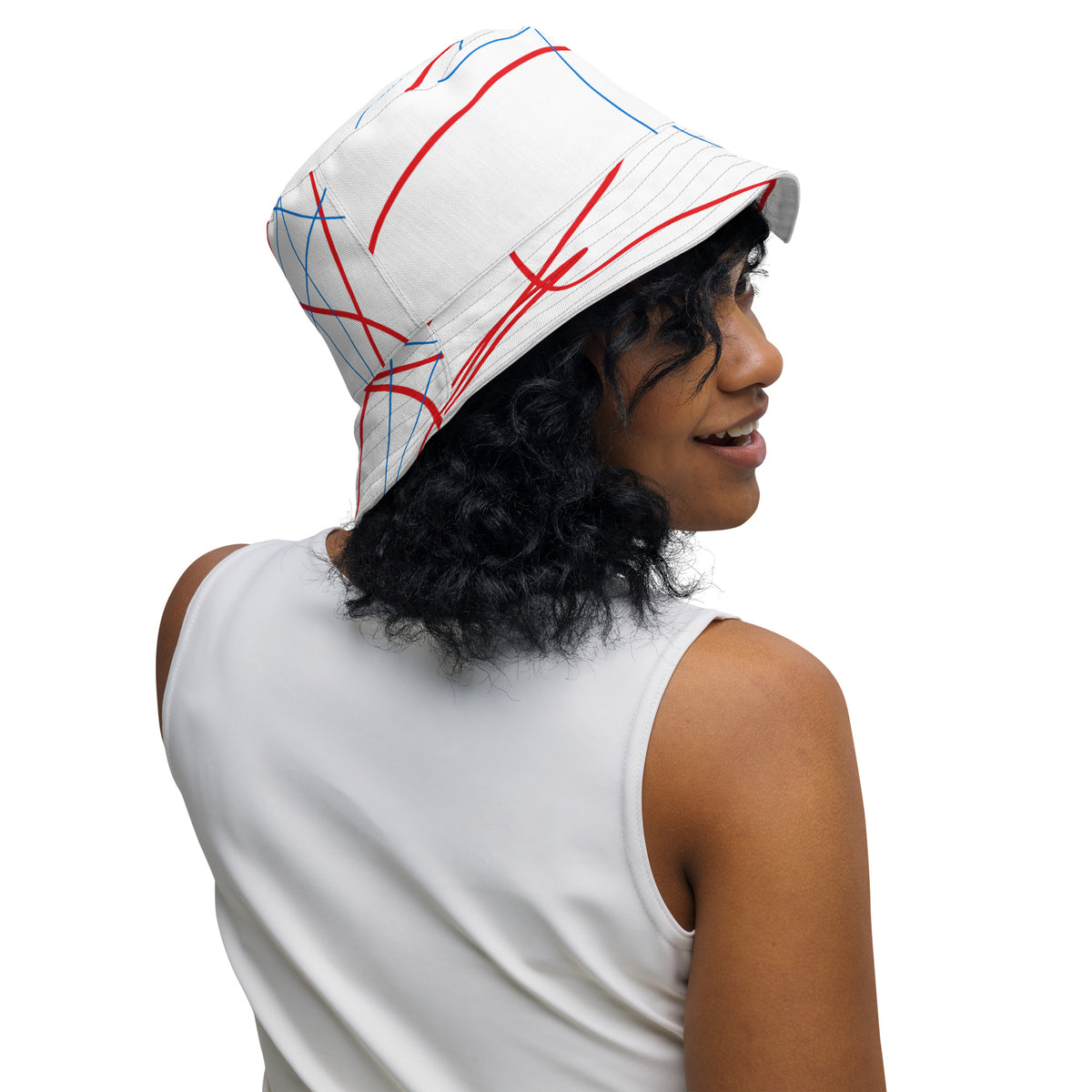 Scribble bucket hat