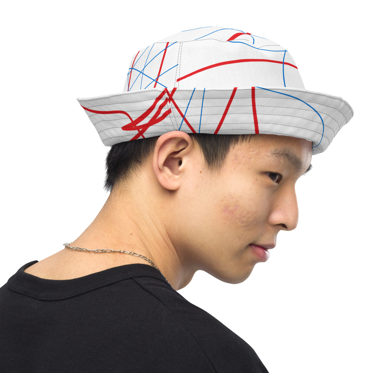 Scribble bucket hat