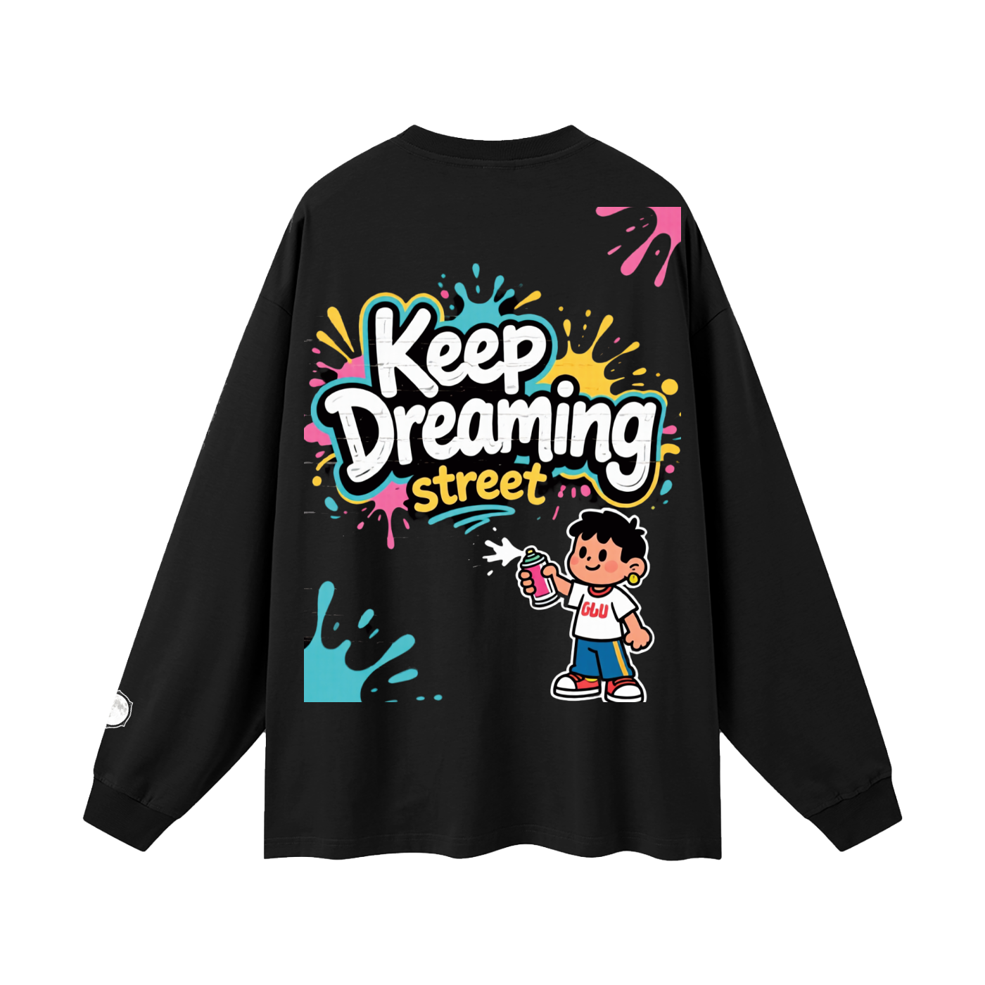 Keep Dreaming Oversized Unisex Long Sleeve T-Shirt