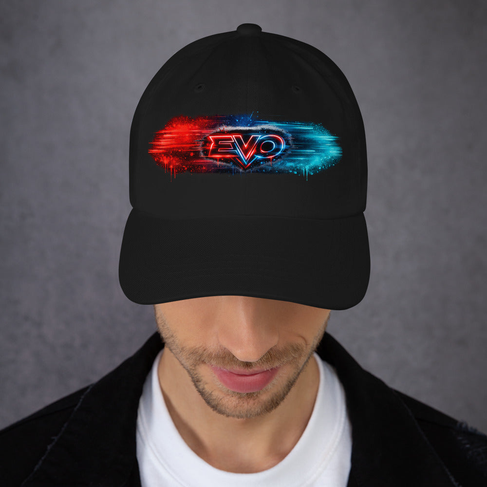 EVO Hat - Stylish Embroidered Cap for Car Enthusiasts, Unisex Adjustable Baseball Hat