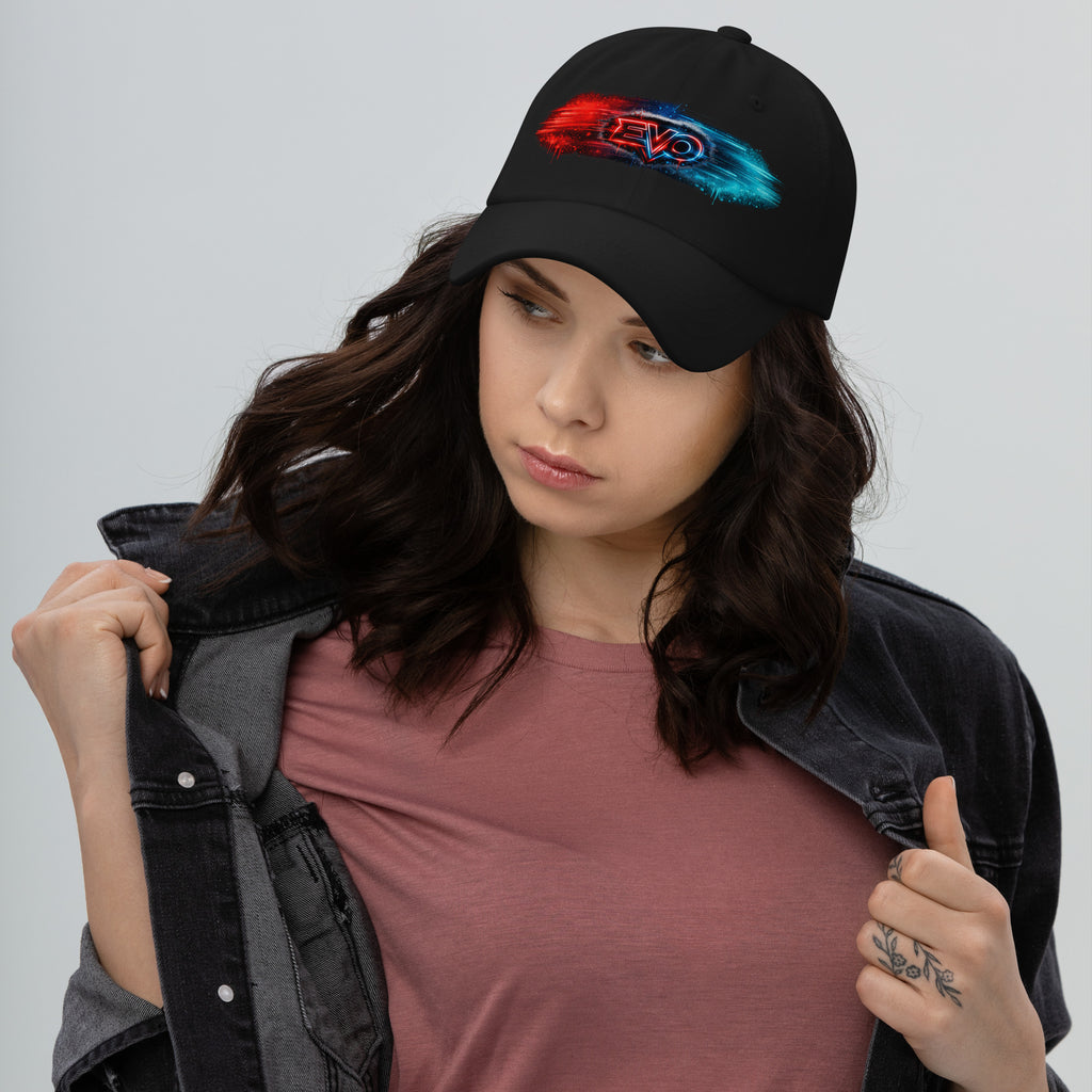 EVO Hat - Stylish Embroidered Cap for Car Enthusiasts, Unisex Adjustable Baseball Hat