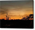 Evening Silhouettes - Canvas Print