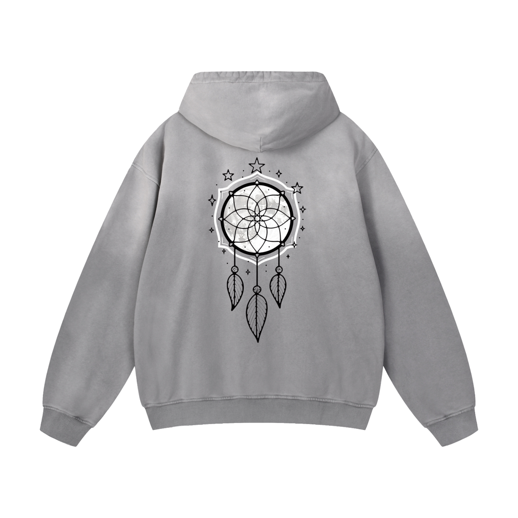 Moon Dream Heavyweight Sunfade Oversized Hoodie