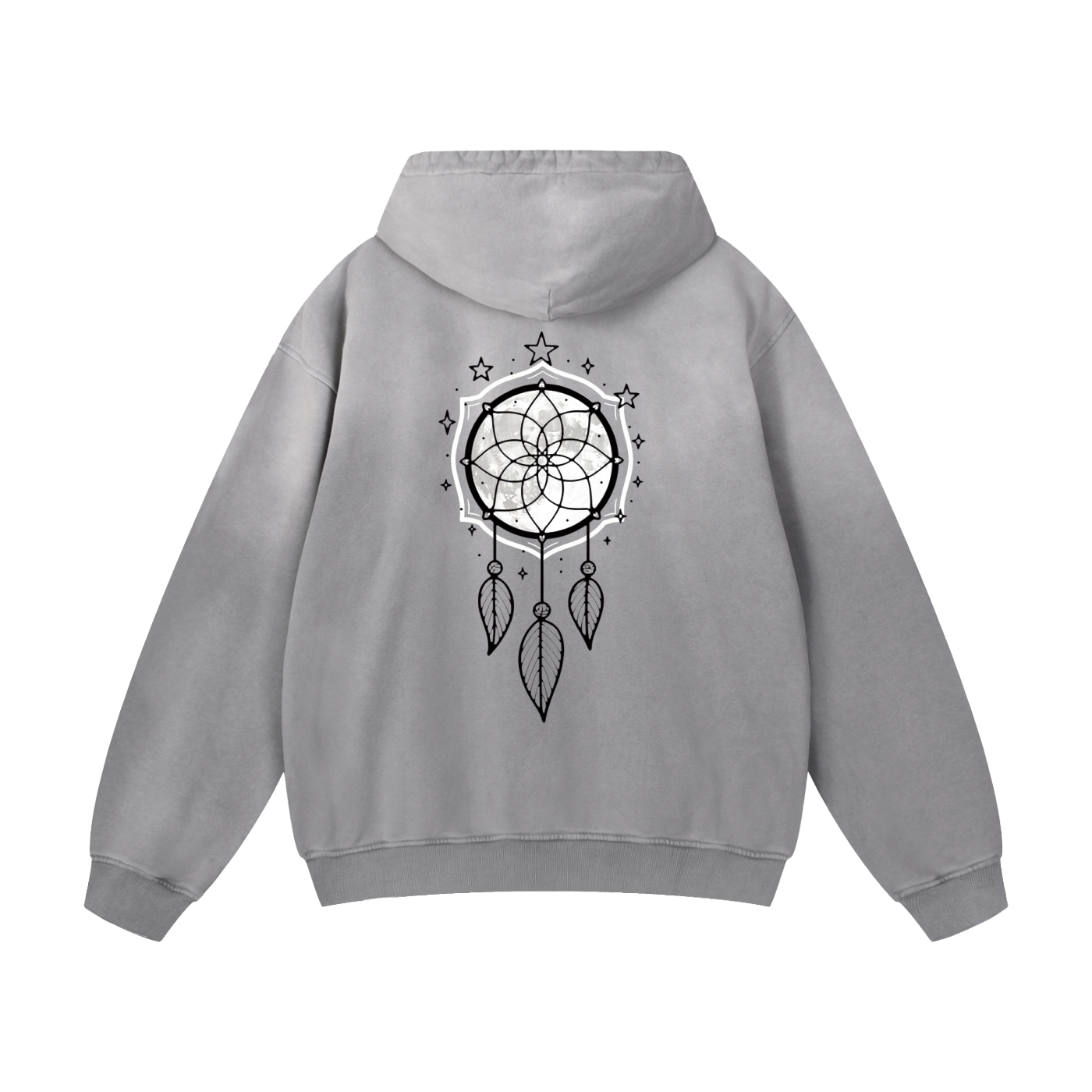 Moon Dream Heavyweight Sunfade Oversized Hoodie