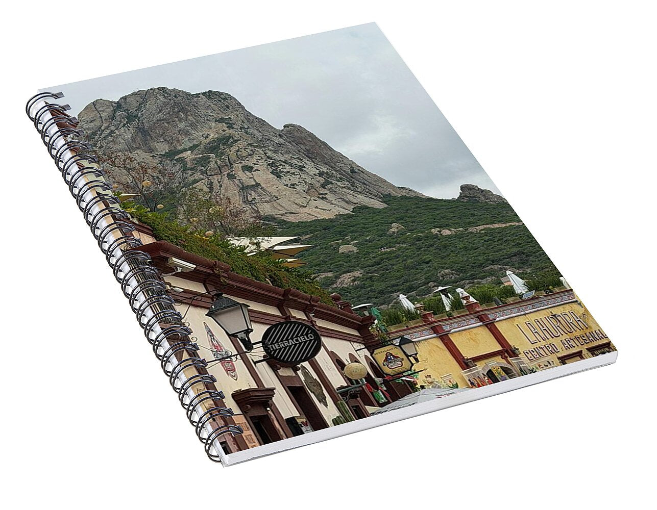 Mountain Over Bernal - Spiral Notebook