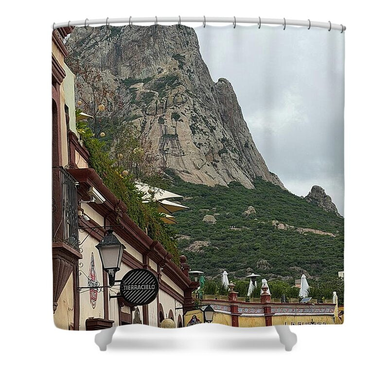 Mountain Over Bernal - Shower Curtain