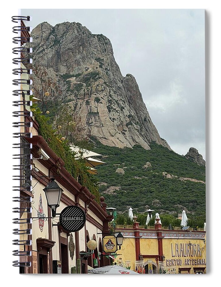Mountain Over Bernal - Spiral Notebook